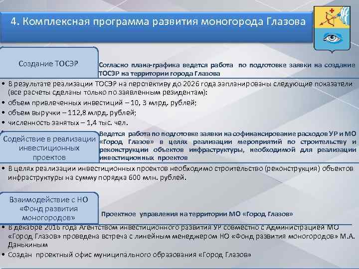 Согласно плану. План развития моногородов. Перспективы развития моногорода. Согласно план-Графика. Результаты ТОСЭР.