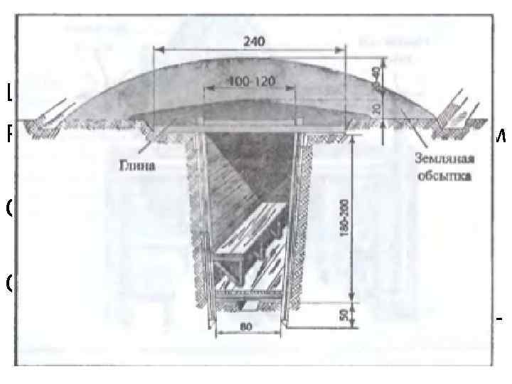 Простейшие укрытия Щели(открытые и перекрытые) Ров глубиной 180 -200 см, шириной 120 см по