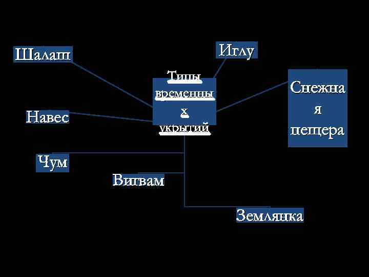 Шалаш Навес Чум Временные укрытия Иглу Типы временны х укрытий Снежна я пещера Вигвам