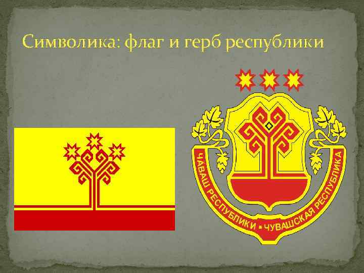 Символика: флаг и герб республики 