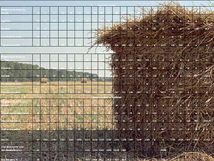 Приплід (телиці) Наявність на початок місяця 33 0 0 45 89 134 177 221