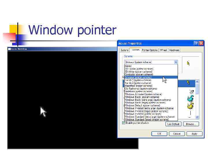 Window pointer 