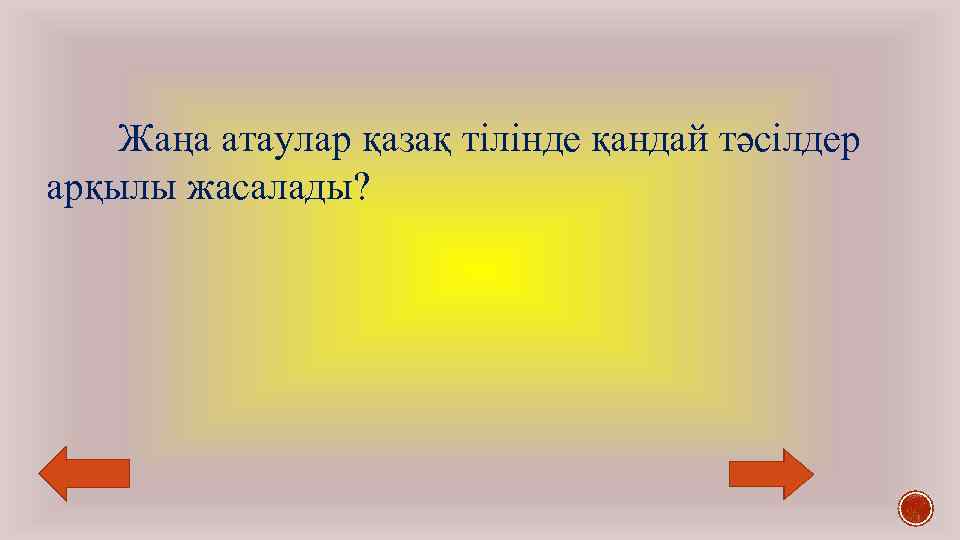 Жаңа атаулар қазақ тілінде қандай тәсілдер арқылы жасалады? 