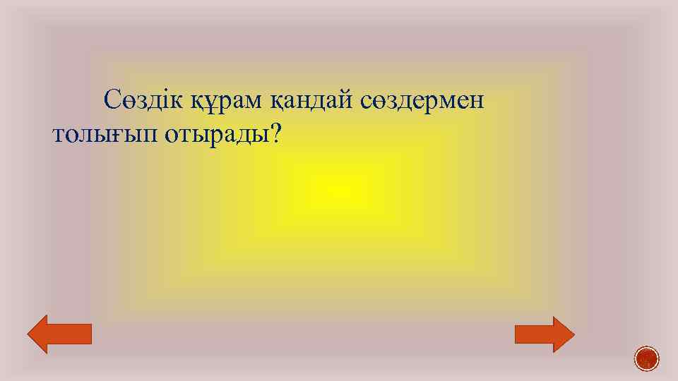 Сөздік құрам қандай сөздермен толығып отырады? 