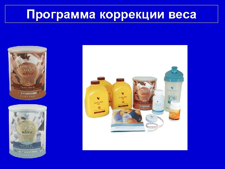 Программа коррекции веса 
