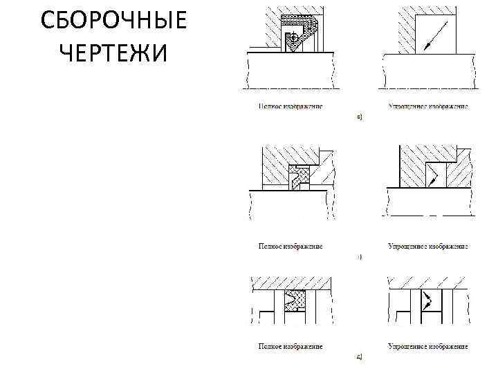 СБОРОЧНЫЕ ЧЕРТЕЖИ 