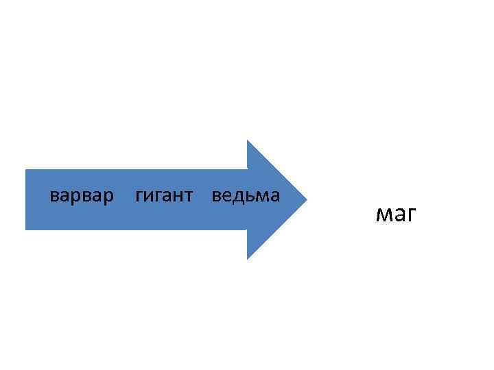 варвар гигант ведьма маг 