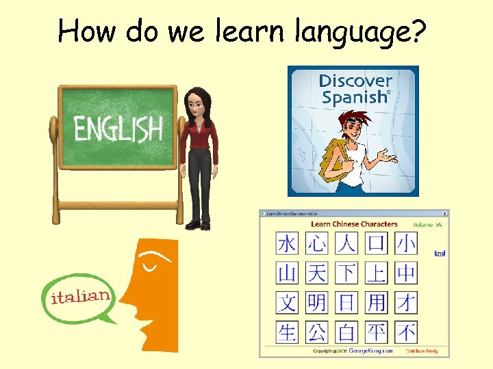 How do we learn language? 
