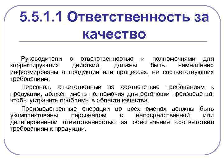 Кто несет ответственность за качество подготовки проекта приказа