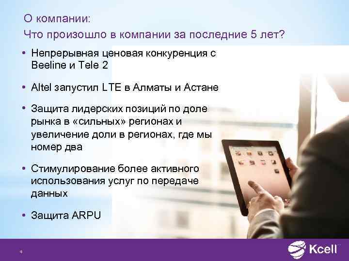 О компании: Что произошло в компании за последние 5 лет? • Непрерывная ценовая конкуренция