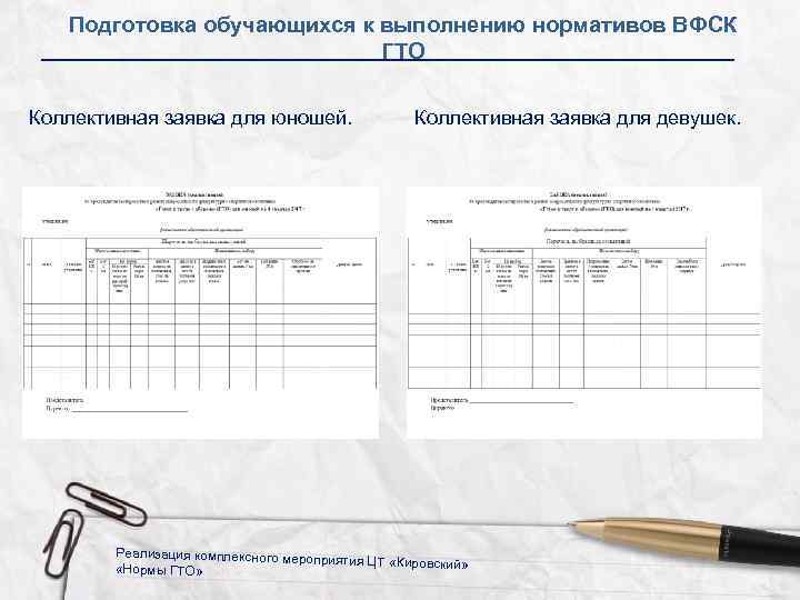 Заявка на сдачу гто образец для школьников