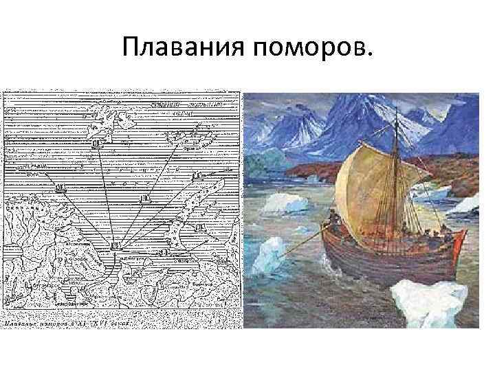 Плавания поморов. 