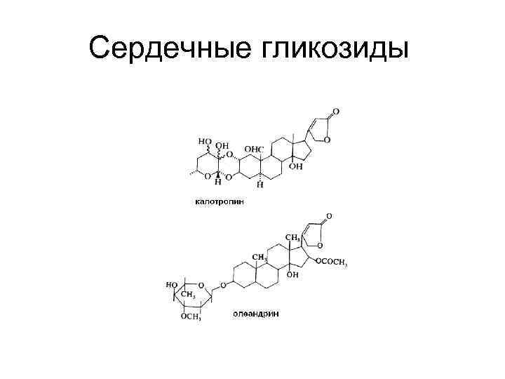 Сердечные гликозиды 