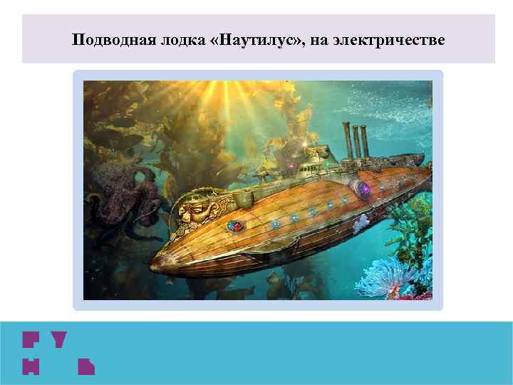 Подводная лодка «Наутилус» , на электричестве Подводная лодка на электричестве 