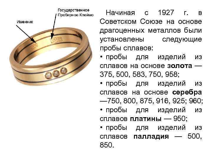 Изделия золота 375 пробы