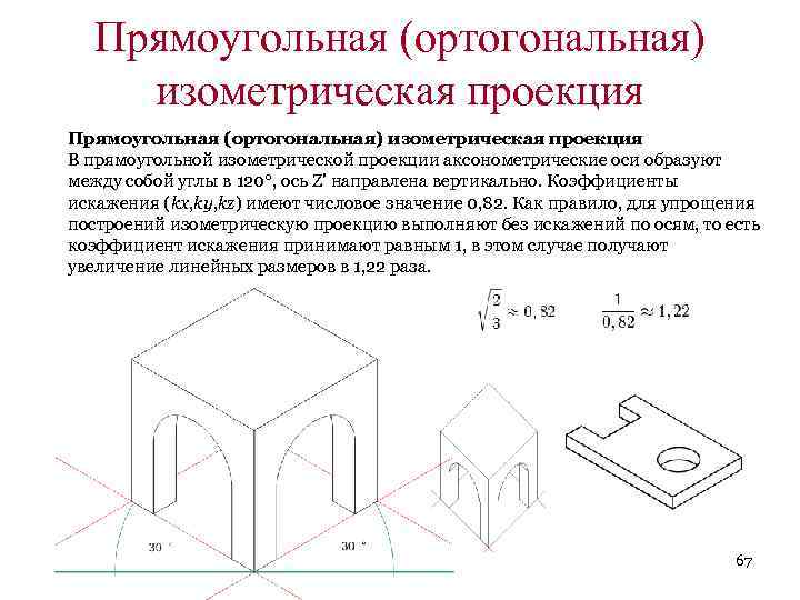 Прямоугольная изометрическая проекция