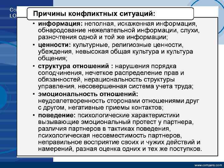 Company LOGO www. company. com 