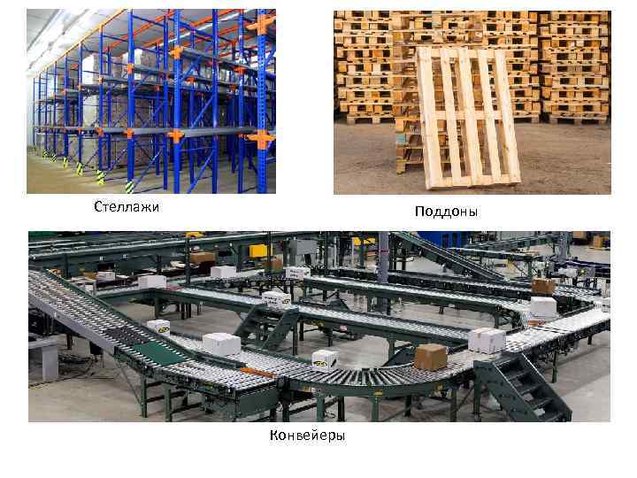 Стеллажи Поддоны Конвейеры 