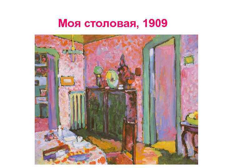 Моя столовая, 1909 