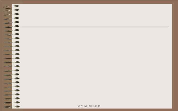 © М. М. Габышева 
