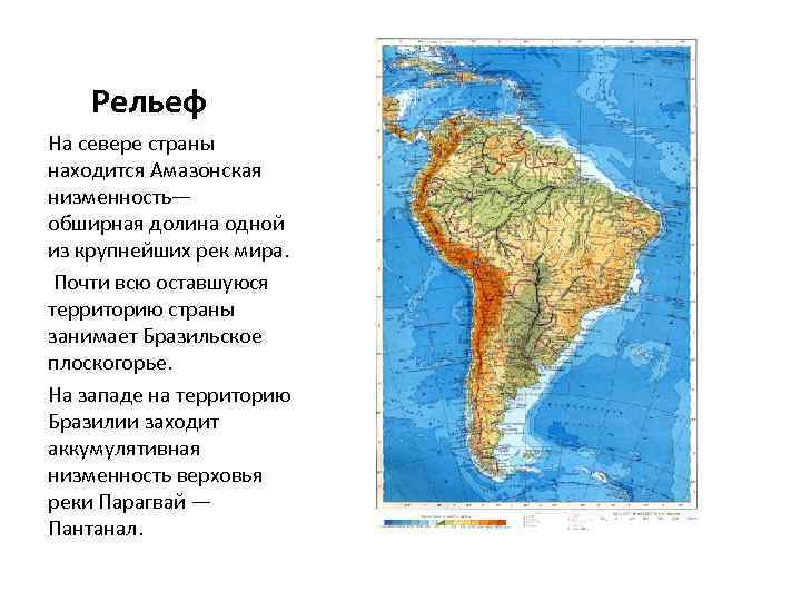 Описание амазонской низменности по плану 5 класс география