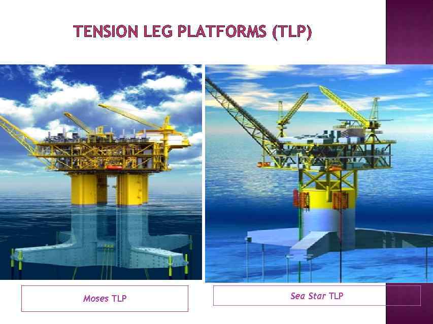 TENSION LEG PLATFORMS (TLP) Moses TLP Sea Star TLP 