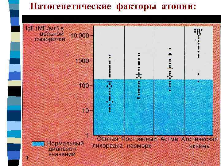 Патогенетические факторы атопии: 