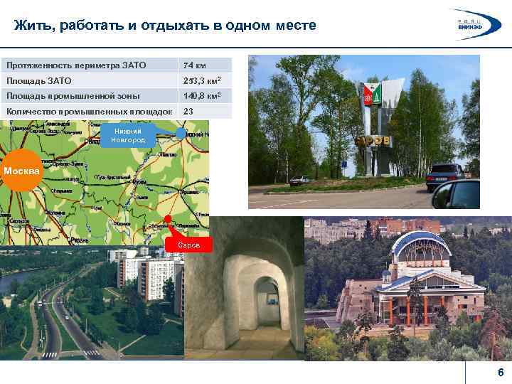 Жить, работать и отдыхать в одном месте Протяженность периметра ЗАТО 74 км Площадь ЗАТО