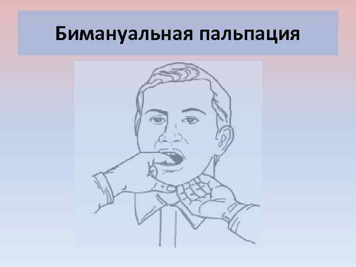 Бимануальная пальпация 