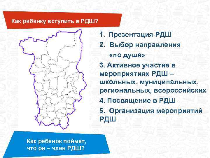 Проекты рдш по направлениям