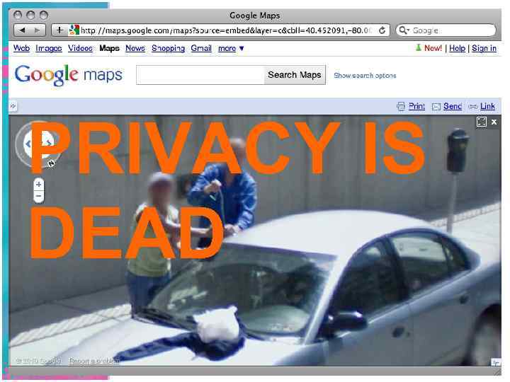 NAT Pinning: prevention • Strict firewall – don’t allow unknown outbound connections PRIVACY IS