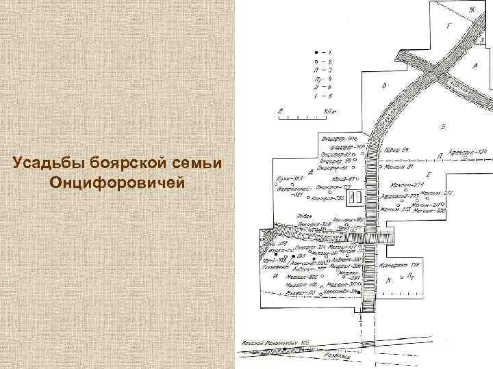 Усадьбы боярской семьи Онцифоровичей 