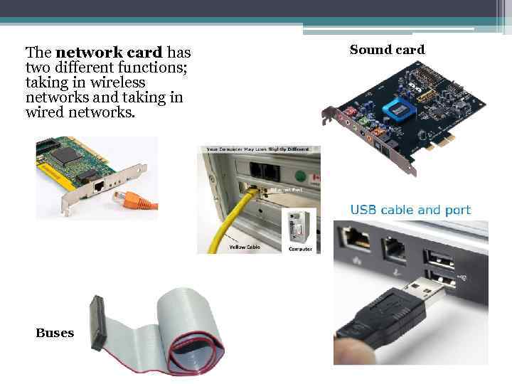 The network card has two different functions; taking in wireless networks and taking in