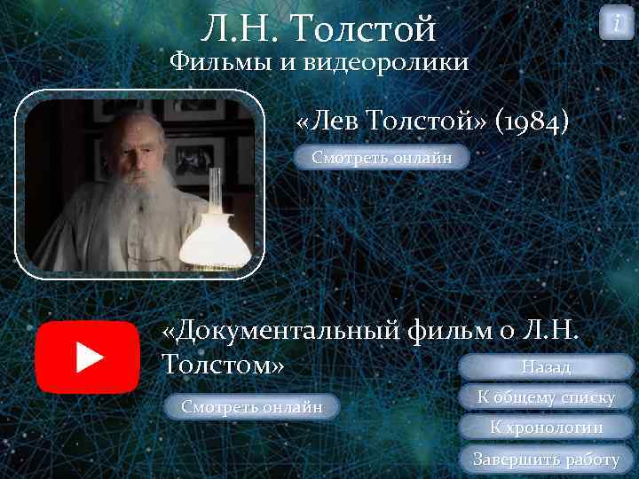 Л. Н. Толстой i Фильмы и видеоролики «Лев Толстой» (1984) Смотреть онлайн «Документальный фильм