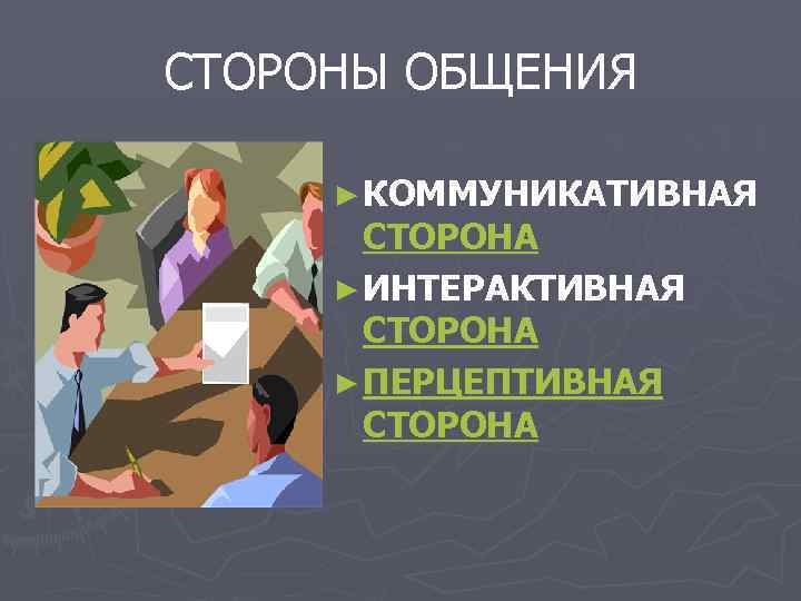 Коммуникативное интерактивное перцептивное. Коммуникативная и Перцептивная стороны общения. Коммуникативная и интерактивная стороны общения. Стороны общения коммуникативная Перцептивная интерактивная. Структура коммуникативной стороны общения.