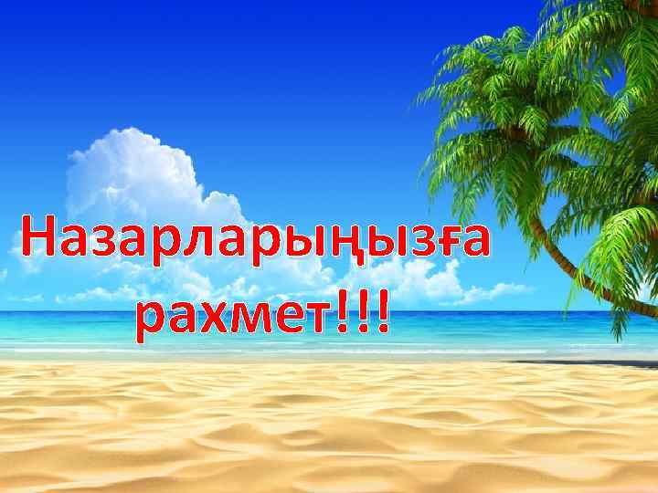 Назарларыңызға рахмет!!! 