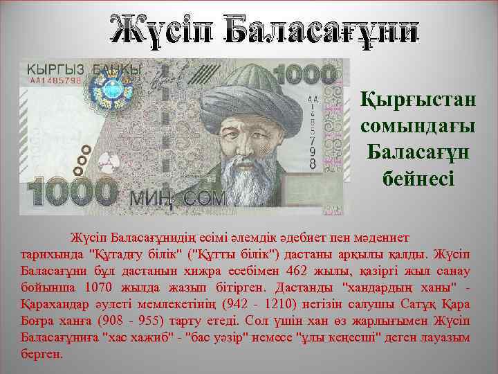 Жүсіп баласағұн. Ж.Баласагуни. Портрет Жусупа Баласагуни. Жусуп Баласагуни биография. Юсуф Баласагуни презентация.