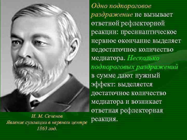 Сеченов презентация история медицины