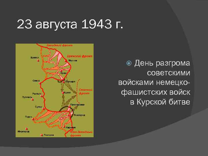 Составьте характеристику сражения на курской дуге по плану задачи сторон основные