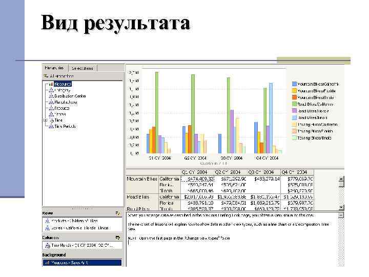 Вид результата 