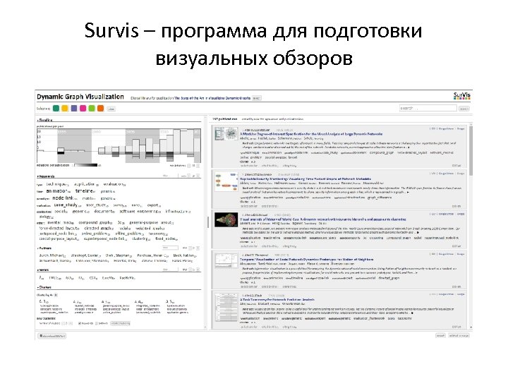 Survis – программа для подготовки визуальных обзоров 