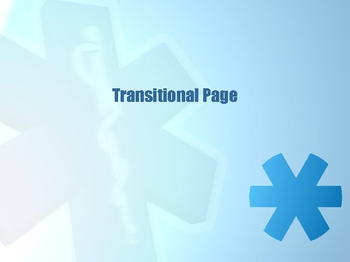 Transitional Page 