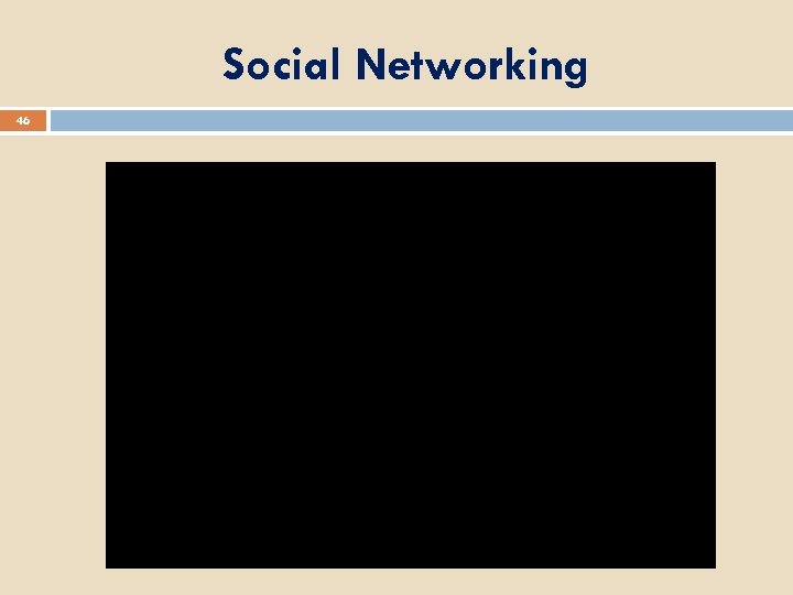Social Networking 46 