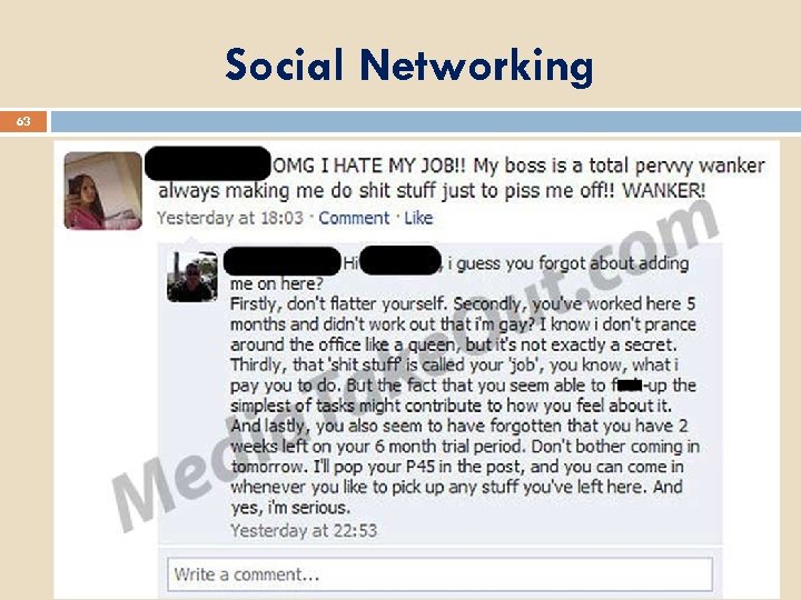 Social Networking 63 