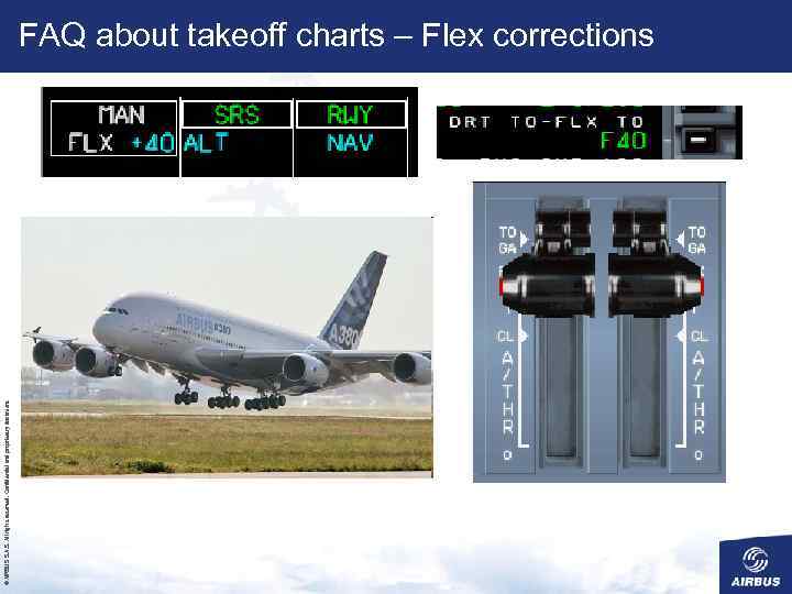 © AIRBUS S. All rights reserved. Confidential and proprietary document. FAQ about takeoff charts