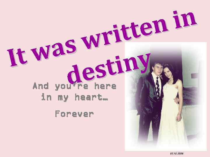 in en itt r w as tw I ny ti es d And you're