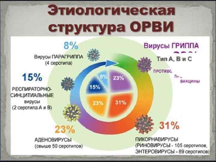 СТРУКТУРА ОРВИ в РФ Постановление Главного государственного санитарного врача Российской Федерации от 6 августа