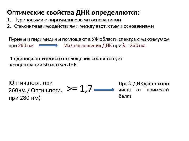 Качество днк