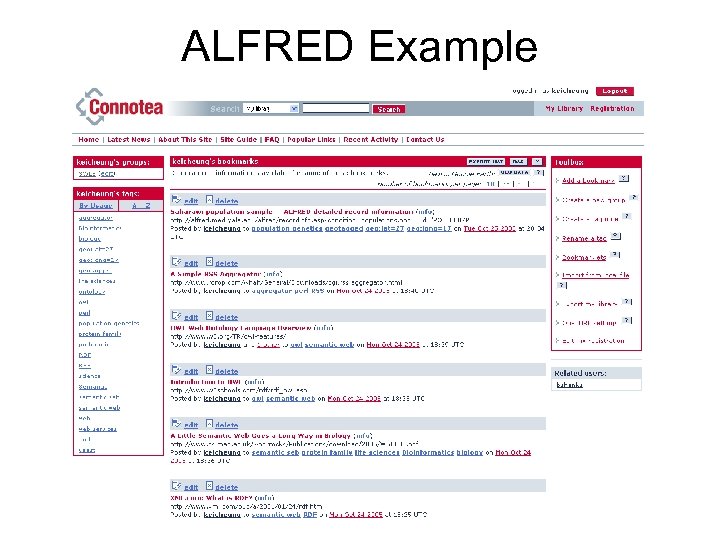 ALFRED Example 