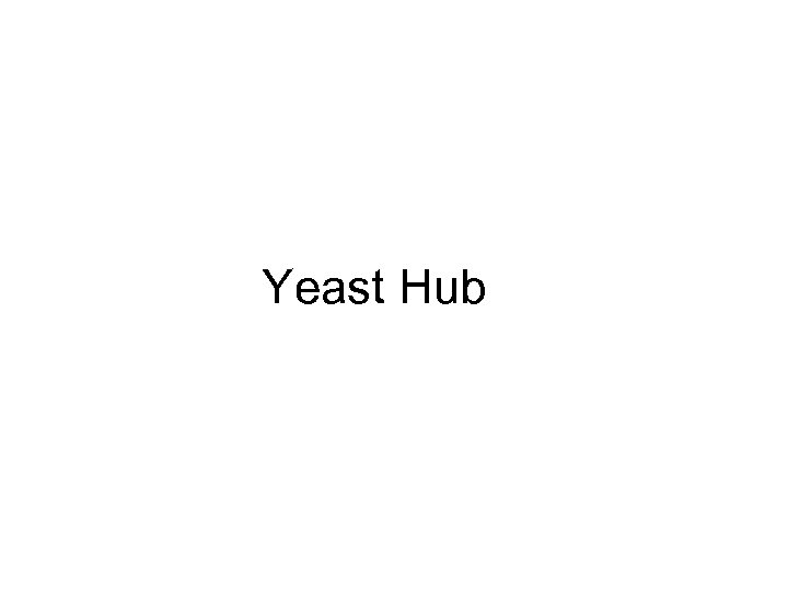 Yeast Hub 